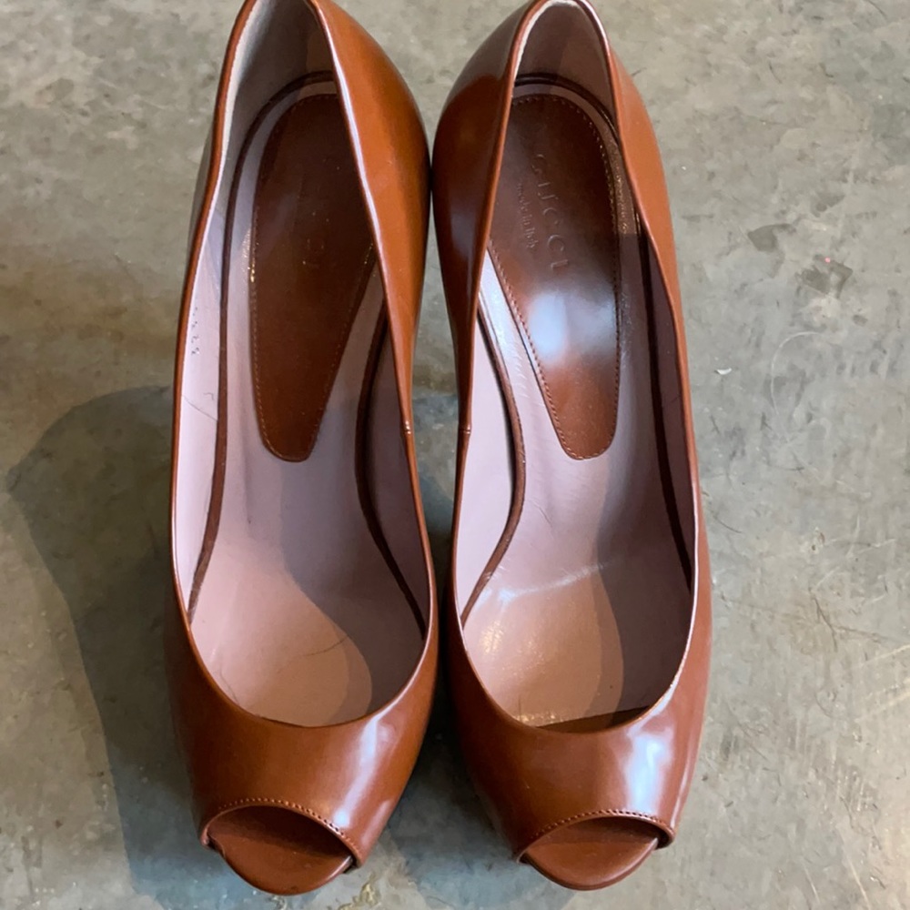 Gucci Platform Leather Heels